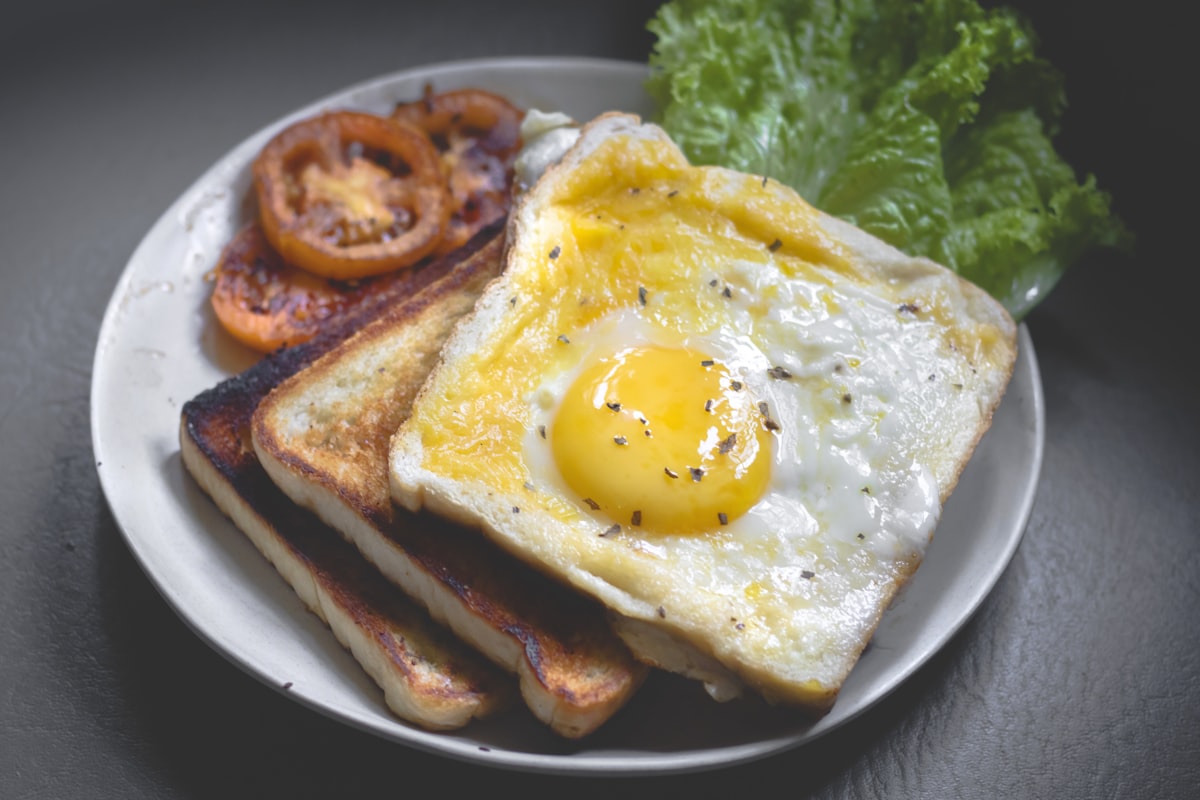 Breakfast spread served on request