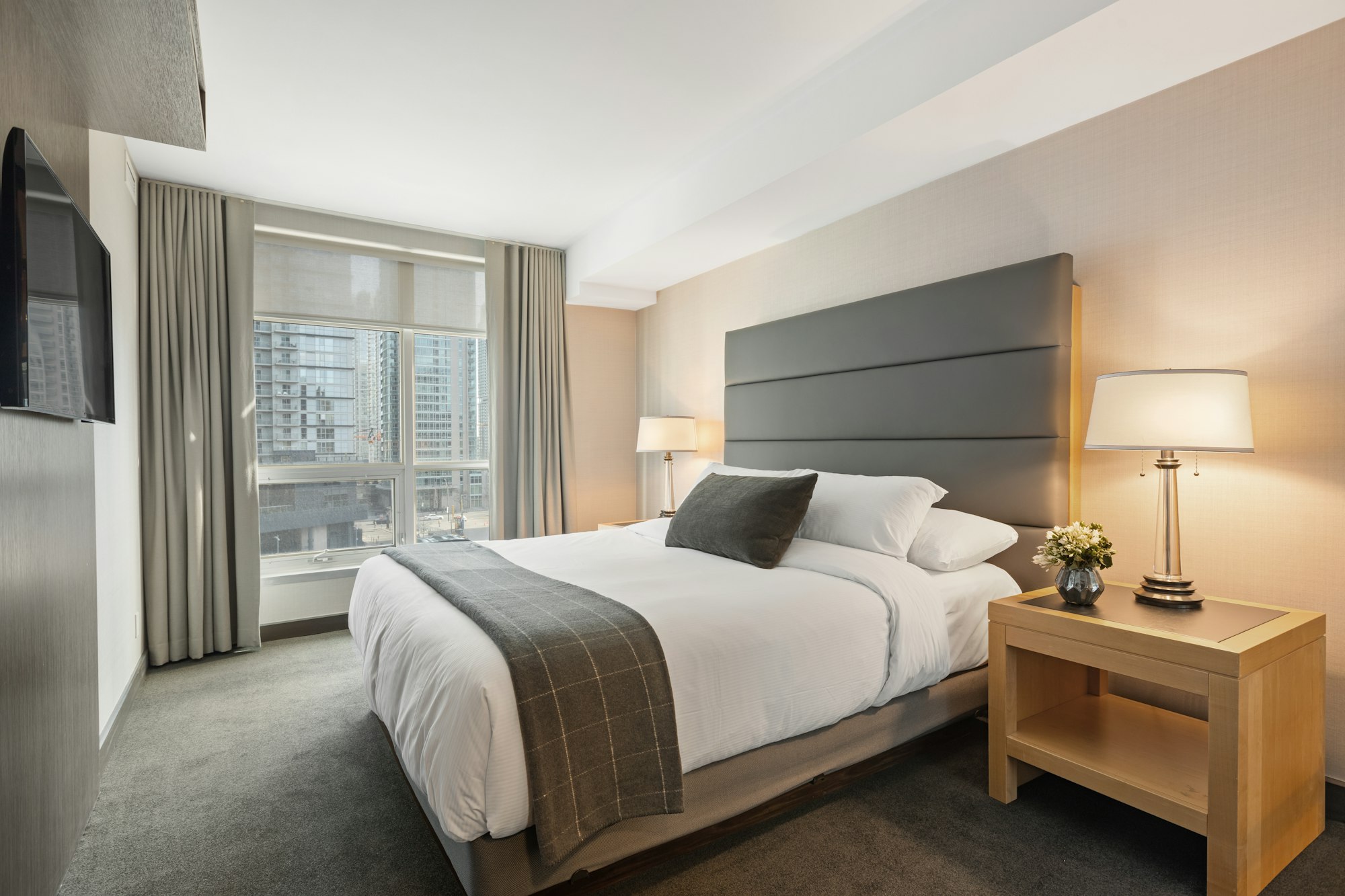 Bedroom interior detail